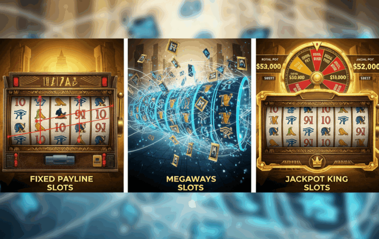 A Player’s Guide to Slot Game Mechanics: A Comparison of Fixed Payline, Megaways, and Jackpot King Games