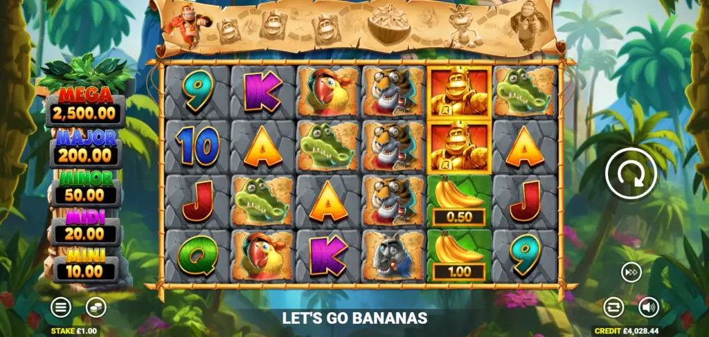 King Kong Cash Even Bigger Bananas 4 Gameplay