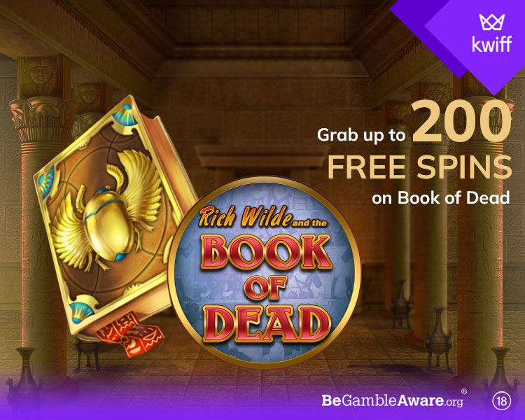 Kwiff Casino Welcome Offer Details Book of Dead